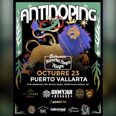 Flyer de ANTIDOPING: LA ERA DEL LEÓN