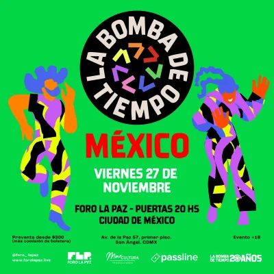 Flyer de La Bomba de Tiempo 