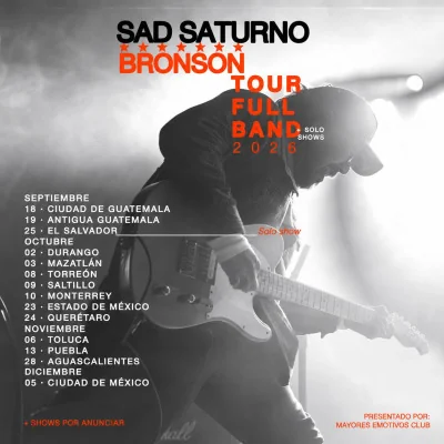 Flyer de Sad Saturno 🌧️