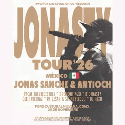Flyer de JONAS SANCHE & ANTIO CH 
