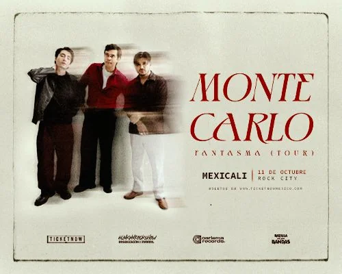 Flyer de Monte Carlo  "Fantasmas Tour"