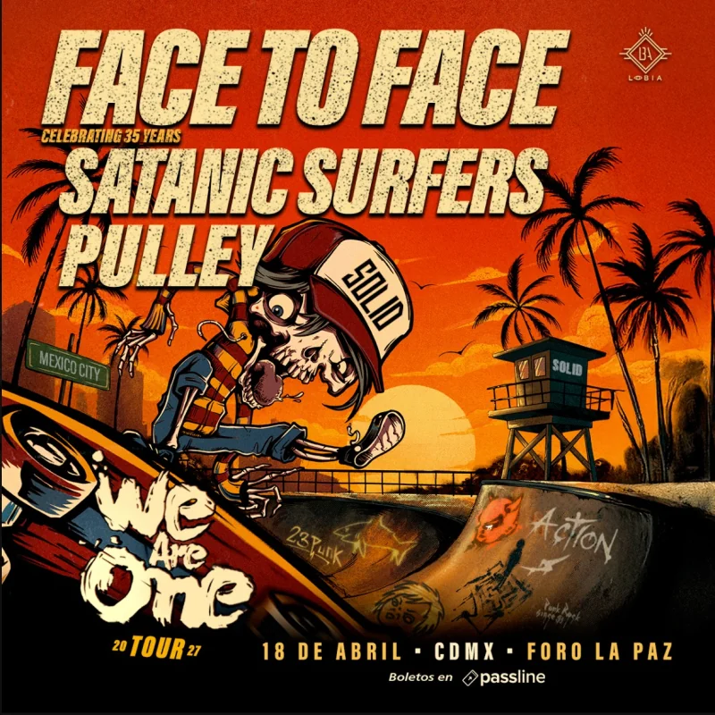 Flyer de WE ARE ONE TOUR MÉXICO