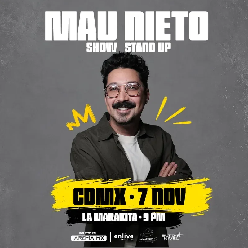Flyer de Mau Nieto