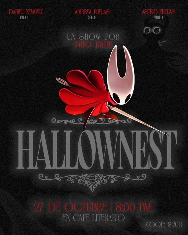 Flyer de Hallowfest - Un Show por Trio Raíl