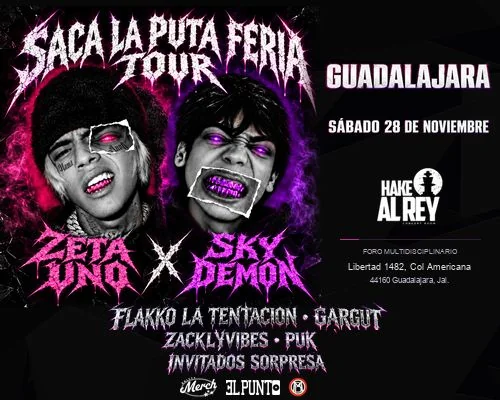 Flyer de Saca la Puta Feria