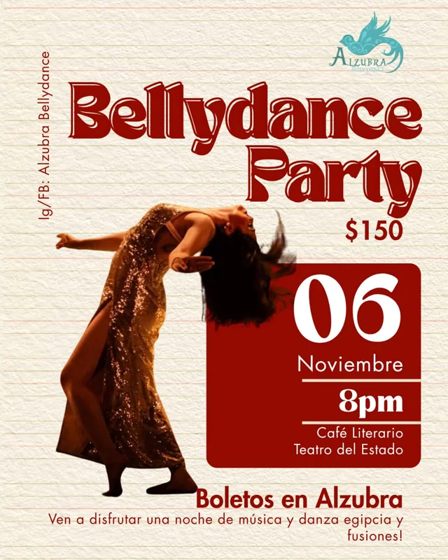 Flyer de Bellydance Party