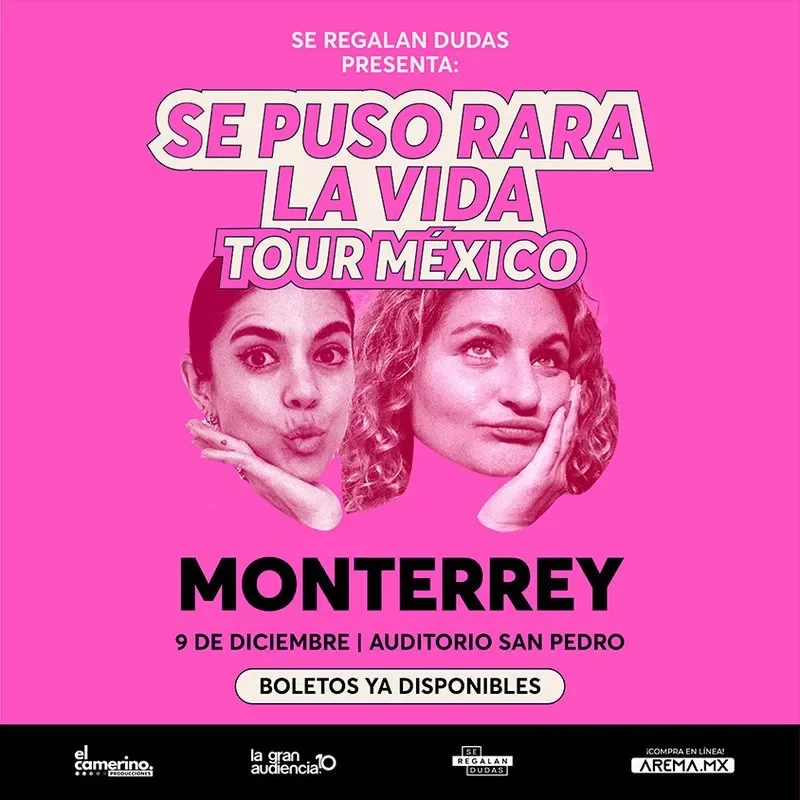 Flyer de Se Puso Rara la Vida