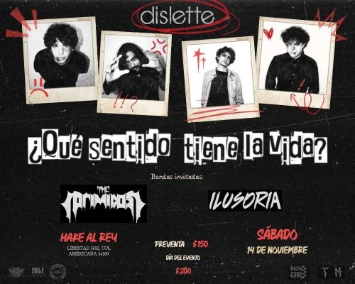 Flyer de Dislette Presenta: ¿Qué Sentido Tiene La Vida?