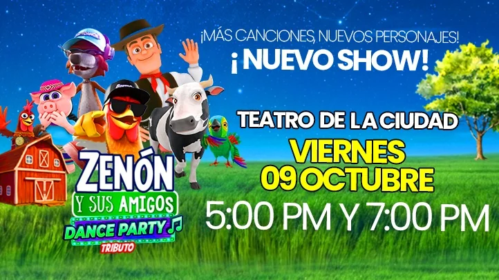 Flyer de F2 Zenon y sus amigos