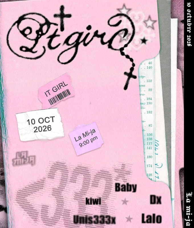 Flyer de IT GIRL