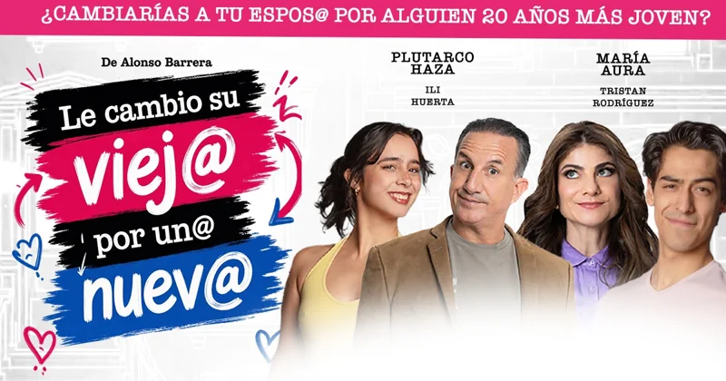 Flyer de Le cambio su viej@ por un@ nuev@