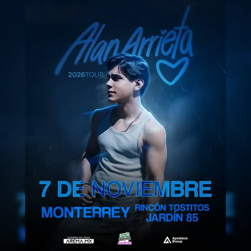 Flyer de Alán Arrieta