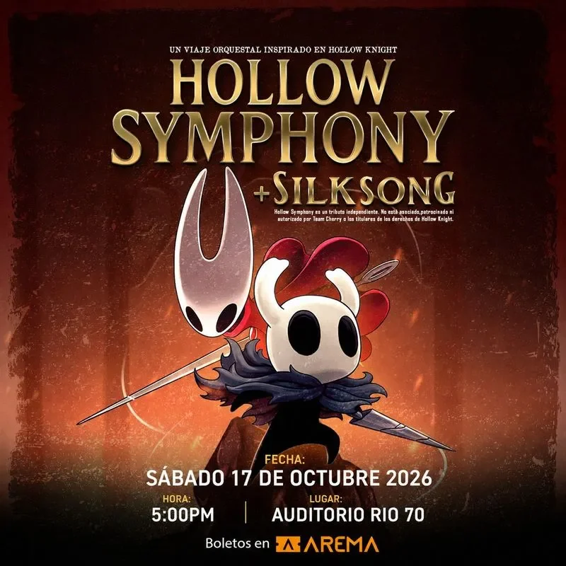 Flyer de Hollow Symphony + Silksong