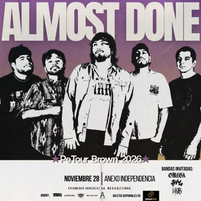Flyer de Almost Done: PeTour Brown