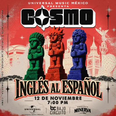 Flyer de COSMO presenta: Inglés al Español