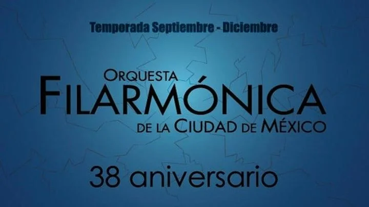 Flyer de Orquesta Filarmonica de la Ciudad de México