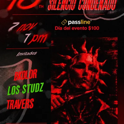 Flyer de SILENCIO CONDENADO — DÉCIMO ANIVERSARIO