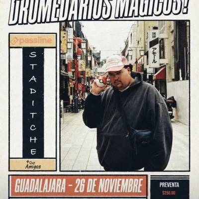 Flyer de DROMEDARIOS MÁGICOS 