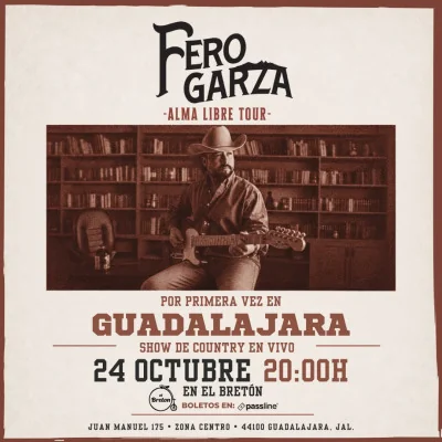 Flyer de FERO GARZA