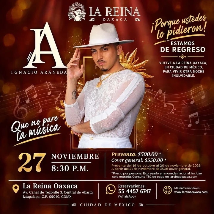 Flyer de Ignacio Araneda