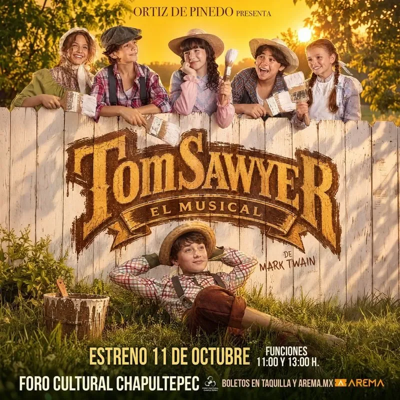 Flyer de Tom Sawyer El Musical