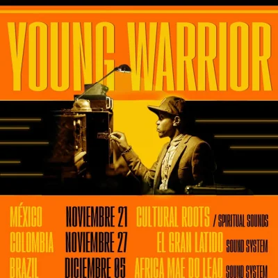 Flyer de Young Warrior 31 Aniversario Hermandad Rasta
