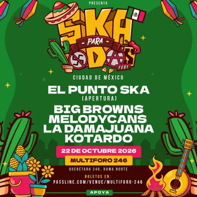 Flyer de EL PUNTO SKA