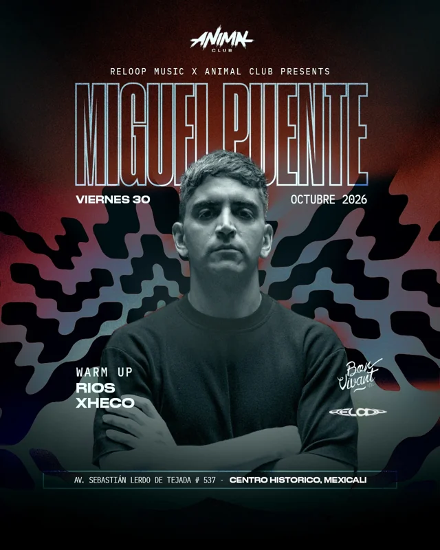 Flyer de Miguel Puente
