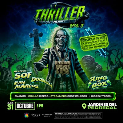 Flyer de Thriller Vol.3