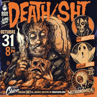 Flyer de Death/Sht Fiesta de Disfraces 