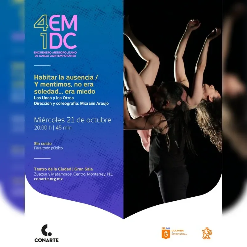 Flyer de Habitar la ausencia | Y mentimos… no era soledad, era miedo
