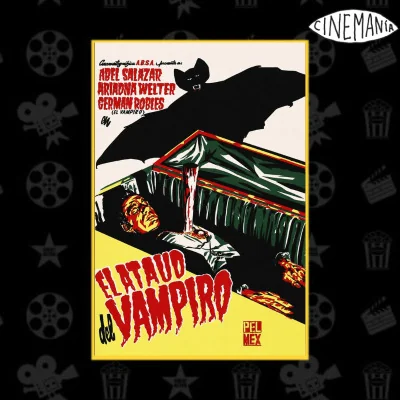 Flyer de EL ATAÚD DEL VAMPIRO