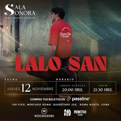 Flyer de Lalo San Show Acústico