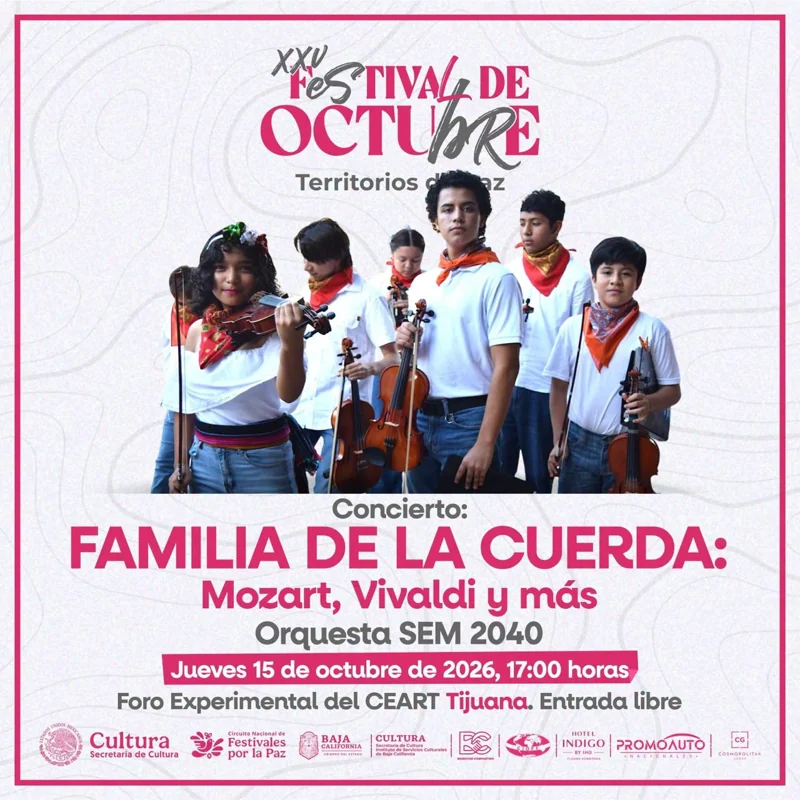 Flyer de Familia de la Cuerda 