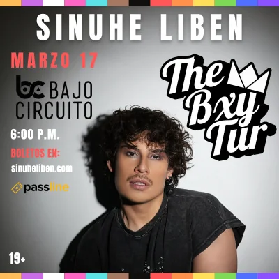 Flyer de THE BXY TUR by SINUHE LIBEN