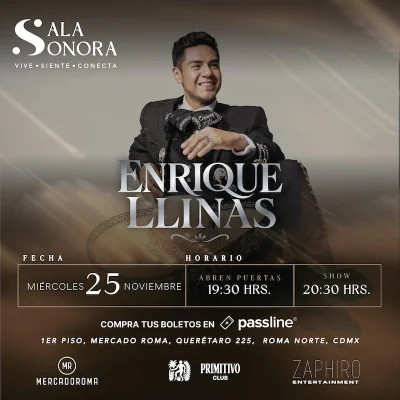 Flyer de ENRIQUE LLINAS