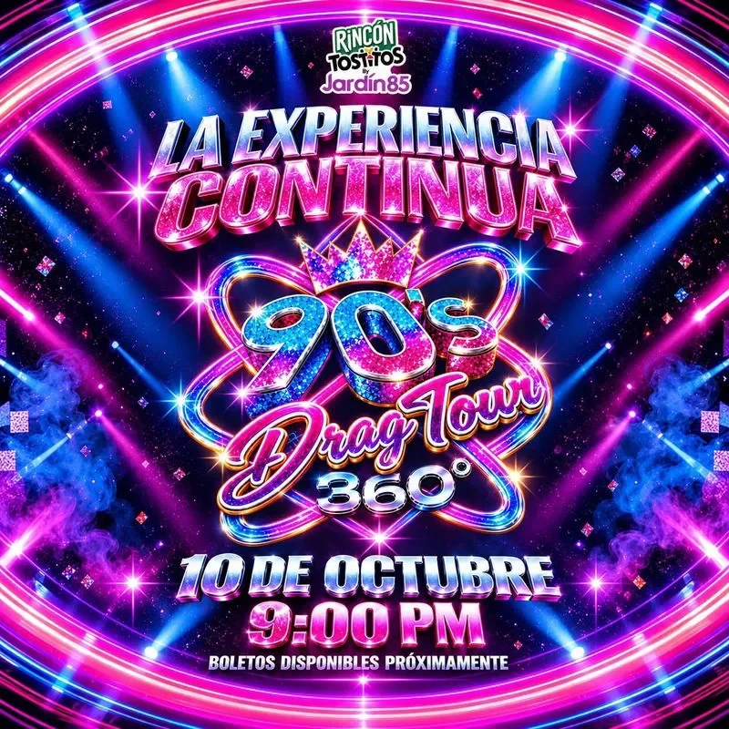 Flyer de 90s Drag Tour 360