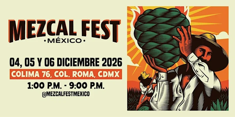 Flyer de MEZCAL FEST MEXICO 