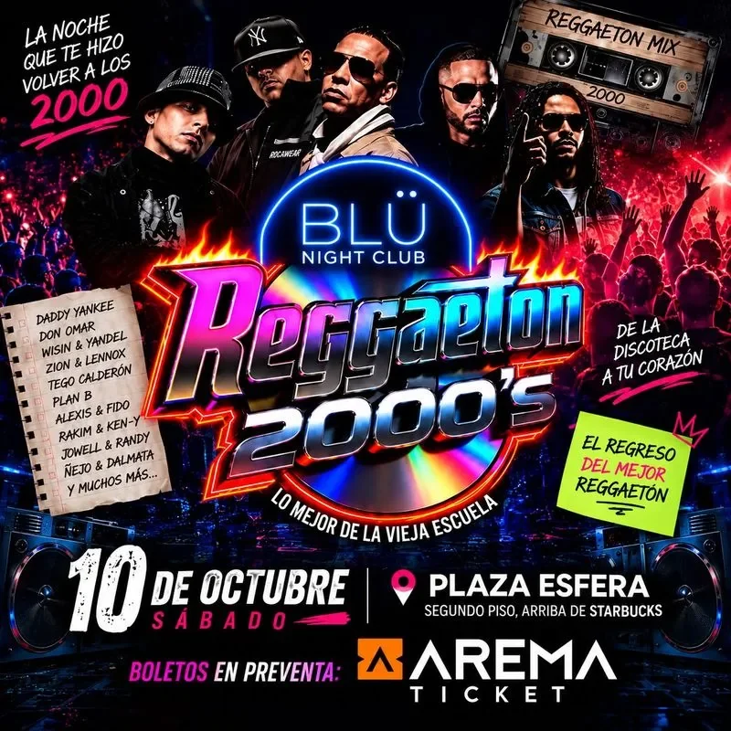 Flyer de Reggaeton 2000s