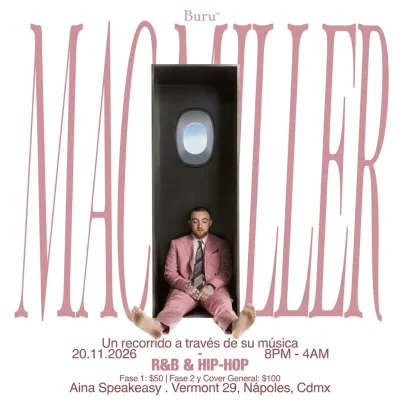 Flyer de Buru: Mac Miller.