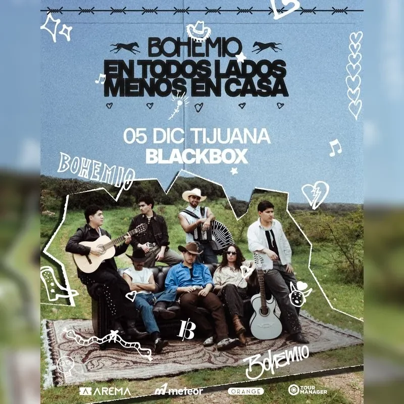 Flyer de Bohemio
