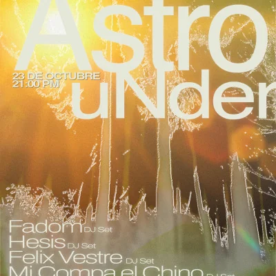 Flyer de ASTRO UNDER 