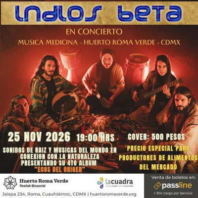 Flyer de Indios Beta
