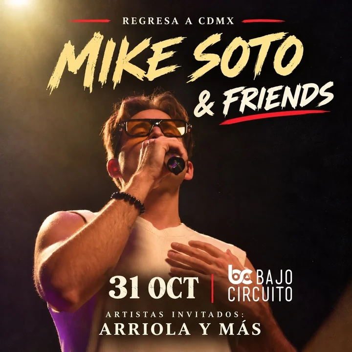 Flyer de Mike Soto