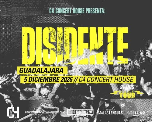 Flyer de DISIDENTE