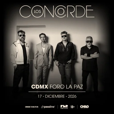 Flyer de Los Concorde en vivo