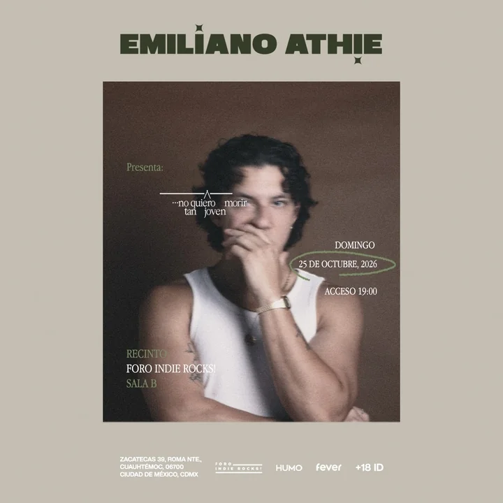 Flyer de Emiliano Athie
