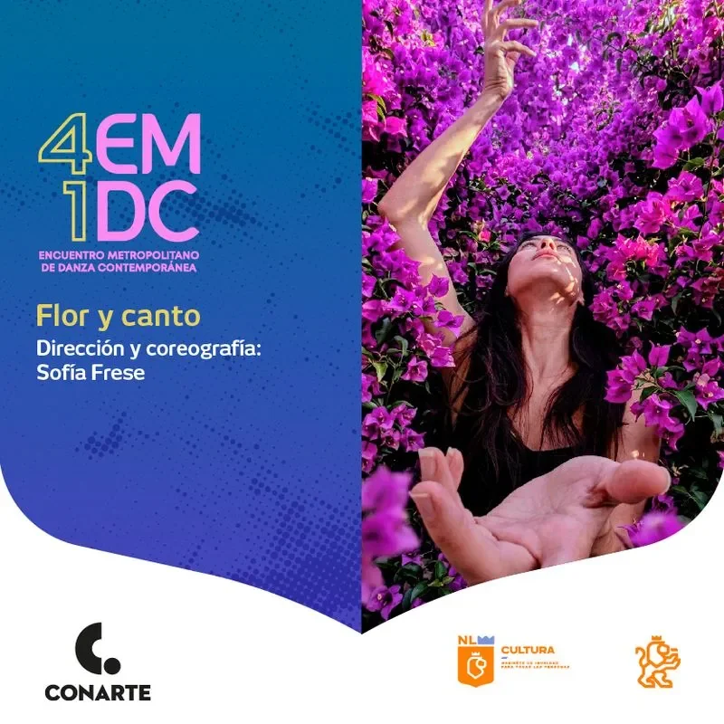 Flyer de Flor y Canto