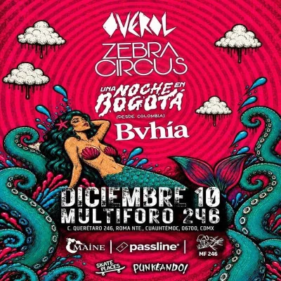 Flyer de Una noche en Bogotá