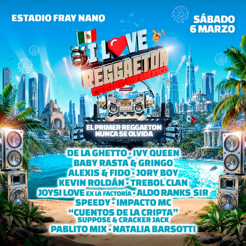 Flyer de I LOVE REGGAETON 